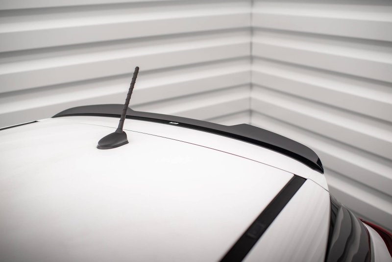 Maxton Spoiler CAP für Hyundai I20 Mk2 Facelift schwarz Hochglanz HY-I20-2F-CAP1-G
