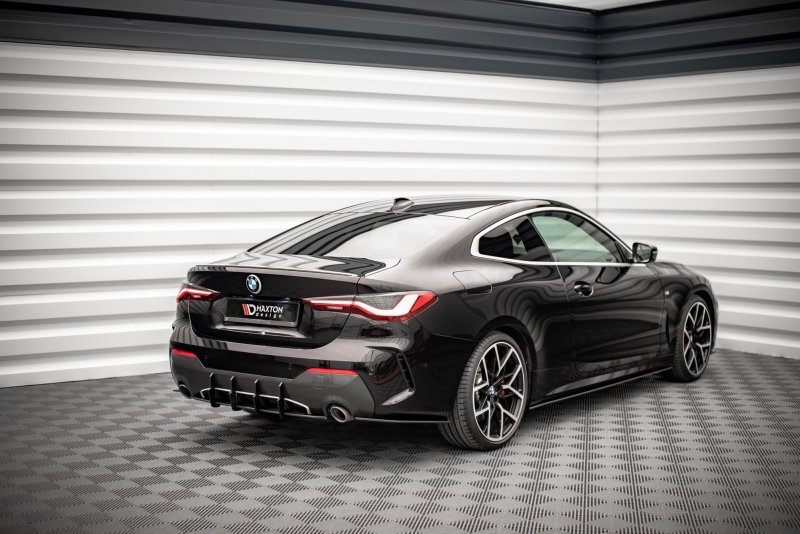 Maxton Street Pro Heckschürze für BMW 4er M-Paket G22 BM4G22MPACKCNC-RS1BRB