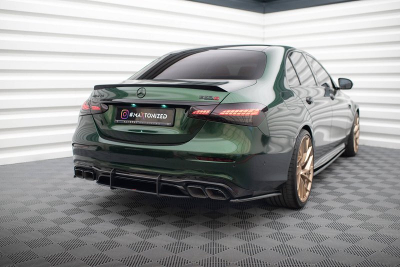 Maxton Street Pro Heckschürze Mercedes-AMG E63 W213 Facelift MEE213F63CNC-RS1B+BRBI