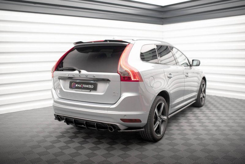 Maxton Street Pro Heckschürze für Volvo XC60 R-Design Mk1 Facelift VOXC601FRDESIGNCNC-RS1BRB