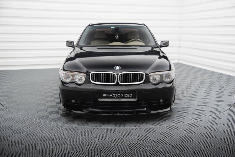 Maxton Front Ansatz BMW 7 E65 schwarz Hochglanz BM-7-65-FD1G+FD1R-G