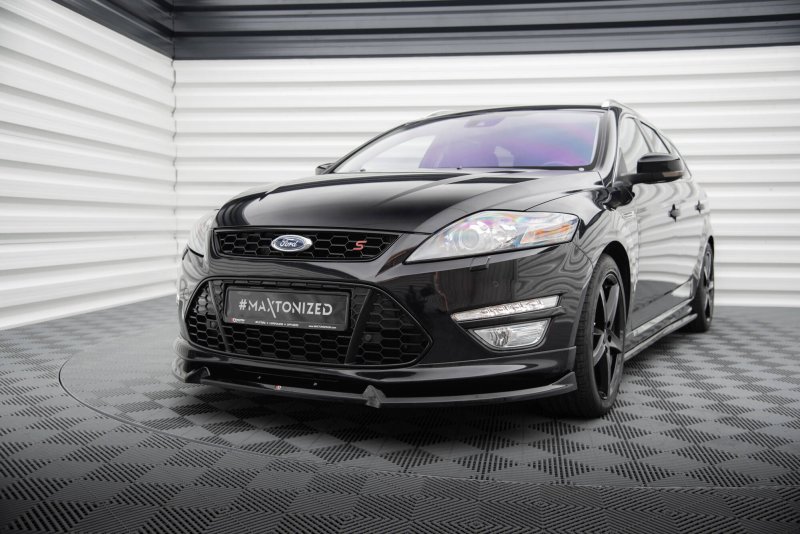 Maxton Front Ansatz V.2 Ford Mondeo ST-Line Mk4 Facelift schwarz Hochglanz FO-MO-4-STLINE-K-FD2-G