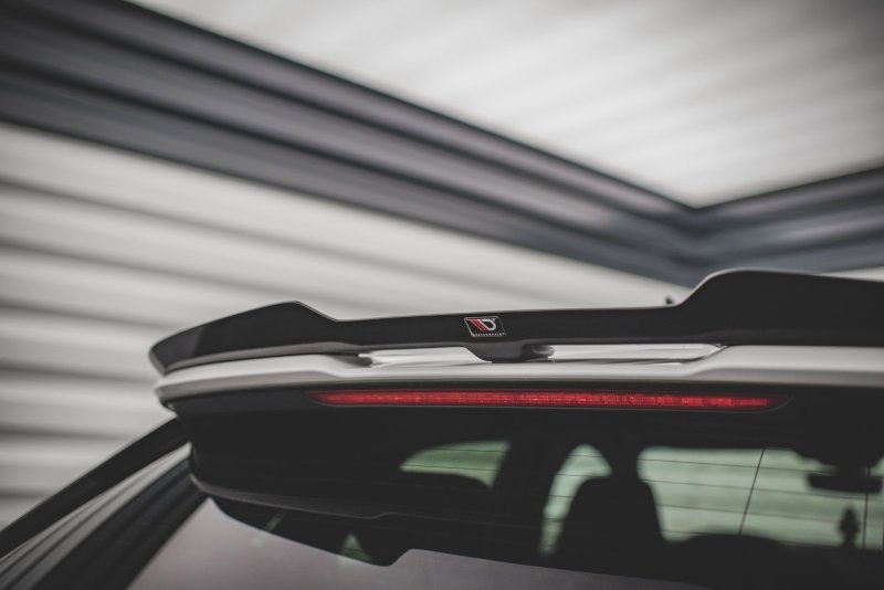 Maxton Spoiler CAP V.2 für Audi S3 / A3 S-Line Sportback 8Y schwarz Hochglanz AU-A3-8Y-SLINE-CAP2-G