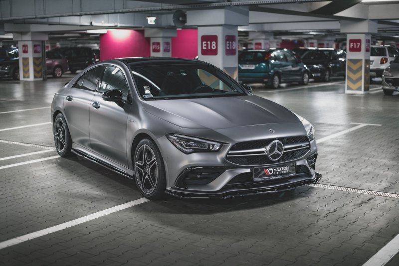 Maxton Seitenschweller Ansatz für Mercedes-AMG CLA 35 / 45 C118 schwarz Hochglanz ME-CLA-118-AMG-SD1-G
