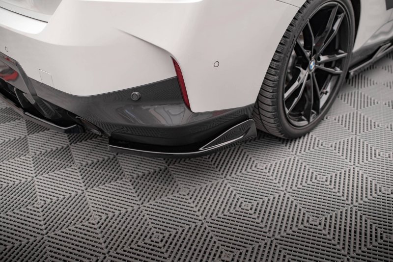 Maxton Heck Ansatz Flaps Diffusor V.1 für BMW 2 Coupe M-Paket G42 schwarz Hochglanz BM-2-42-MPACK-RSD1-G