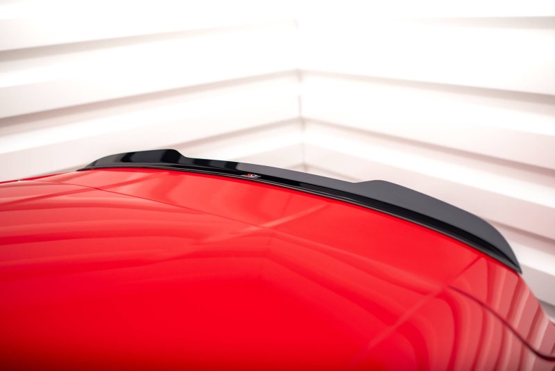 Maxton Spoiler CAP für Porsche Macan Mk1 Facelift schwarz Hochglanz PO-MA-1F-CAP1-G