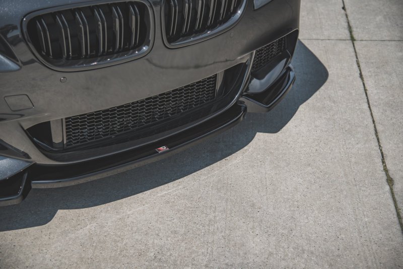 Maxton Front Ansatz V.3 für BMW 5er F10/F11 M-Paket schwarz Hochglanz BM-5-10-MPACK-FD3-G