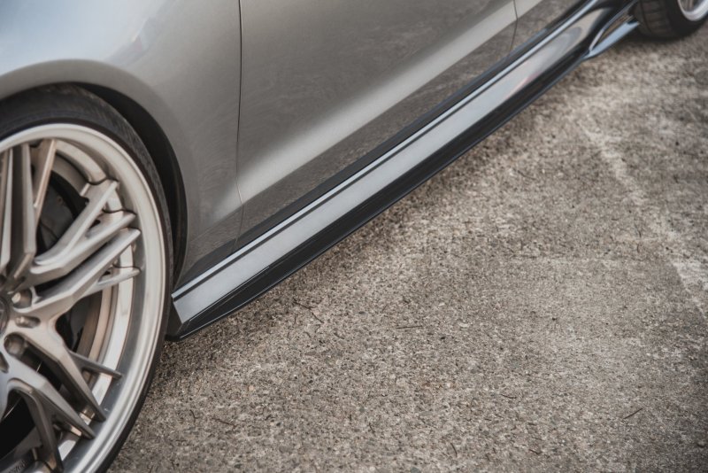Maxton Seitenschweller Ansatz für Audi S6 / A6 S-Line C7 FL AU-S6-C7F-FSD1