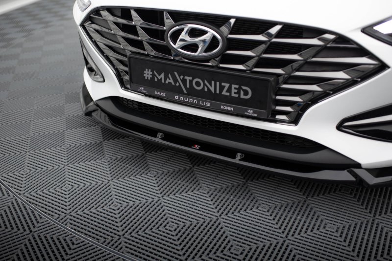 Maxton Front Ansatz V.2 Hyundai I30 Mk3 Facelift schwarz Hochglanz HY-I30-3F-FD2-G