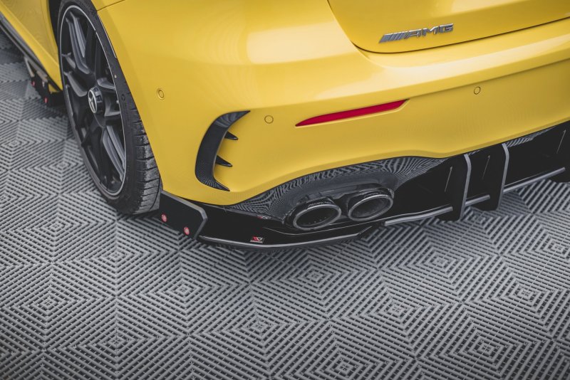 Preview: Maxton Heck Ansatz Flaps Diffusor +Flaps für V.2 Mercedes-AMG A45 S ME-A-177-45-RSD2G+RS