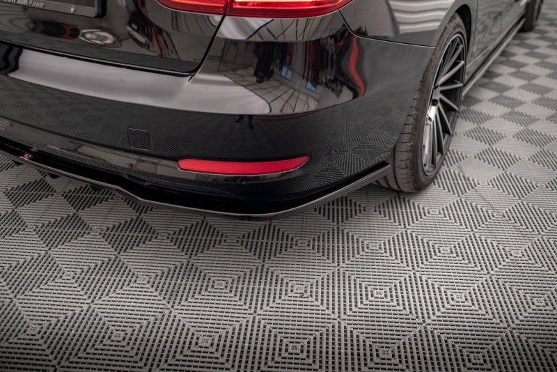 Maxton Mittlerer Diffusor Heck Ansatz DTM Look für BMW 3er GT F34 schwarz Hochglanz BM-3-34-GT-RSD1G+RD1-G