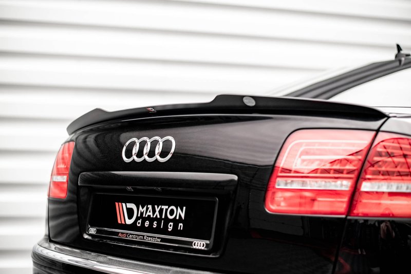 Maxton Spoiler CAP für Audi S8 D3 schwarz Hochglanz AU-S8-D3F-CAP1-G