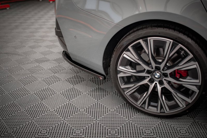 Maxton Heck Ansatz Flaps Diffusor V.1 für BMW 4er Gran Coupe M-Paket G26 schwarz Hochglanz BM-4-G26-MPACK-GC-RSD1-G