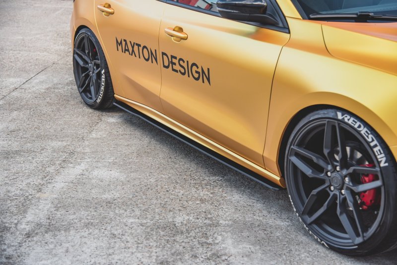 Maxton Racing Seitenschweller Ansatz für Ford Focus ST / ST-Line Mk4 FOFO4STCNC-SD1BRB