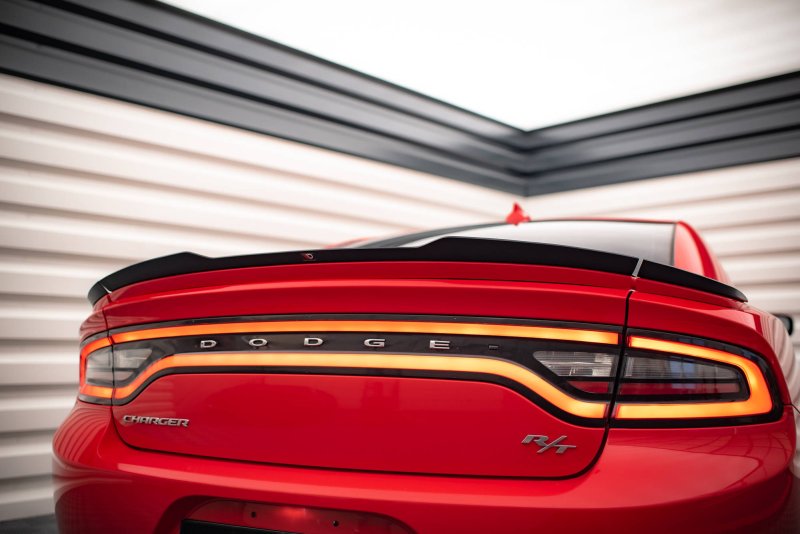 Maxton Spoiler CAP für Paket Dodge Charger RT Mk7 Facelift schwarz Hochglanz DO-CH-2-RT-CAP1G+CAP2-G
