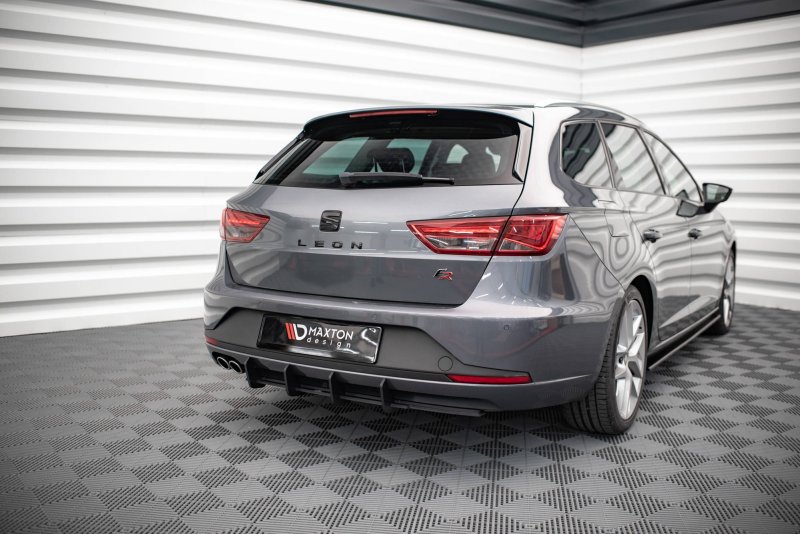 Maxton Street Pro Heckschürze für Seat Leon FR Sportstourer Mk3 SELE3FRSTCNC-RS1BRB
