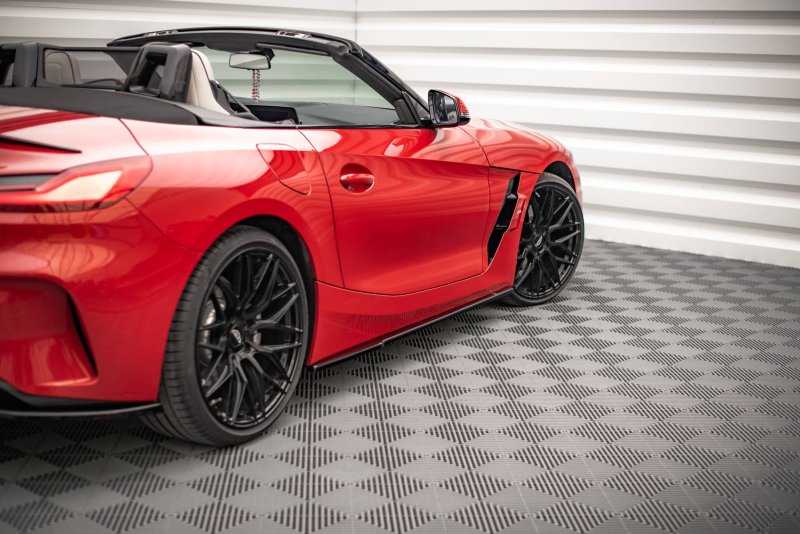 Maxton Seitenschweller Ansatz für BMW Z4 M-Paket G29 schwarz Hochglanz BM-Z4-29-MPACK-SD1-G
