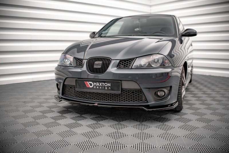 Maxton Front Ansatz V.3 für Seat Ibiza Cupra Mk3 schwarz Hochglanz SE-IB-3-CU-FD3-G