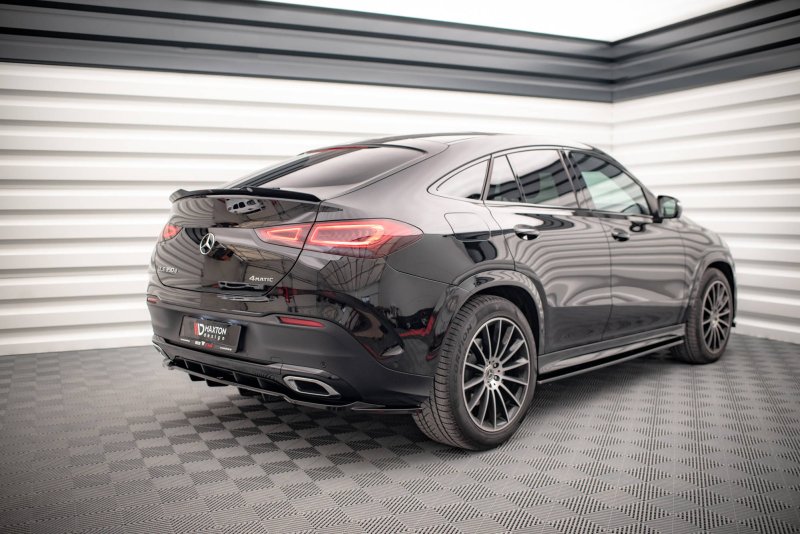 Maxton Mittlerer Diffusor Heck Ansatz DTM Look für Mercedes-Benz GLE Coupe AMG-Line C167 schwarz Hochglanz ME-GLE-C167-AMGLINE-RD1G+RD2-G