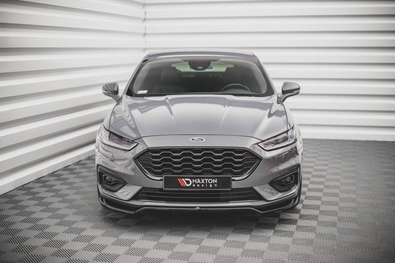 Maxton Front Ansatz V.1 für Ford Mondeo ST-Line Mk5 Facelift schwarz Hochglanz FO-MO-5F-STLINE-FD1-G