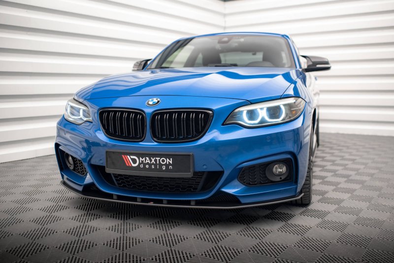 Maxton Street Pro Front Ansatz für für BMW 2 M-Paket F22 BM222MPACKCNC-FD1BRB