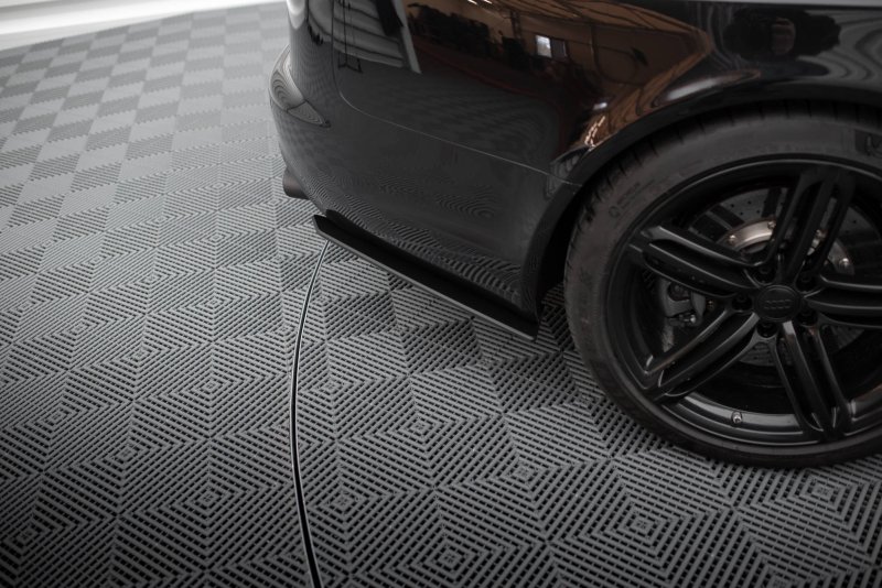 Maxton Street Pro Heck Ansatz Flaps Diffusor für Audi RS6 Avant C6 AURS6C6CNC-RSD1BRB