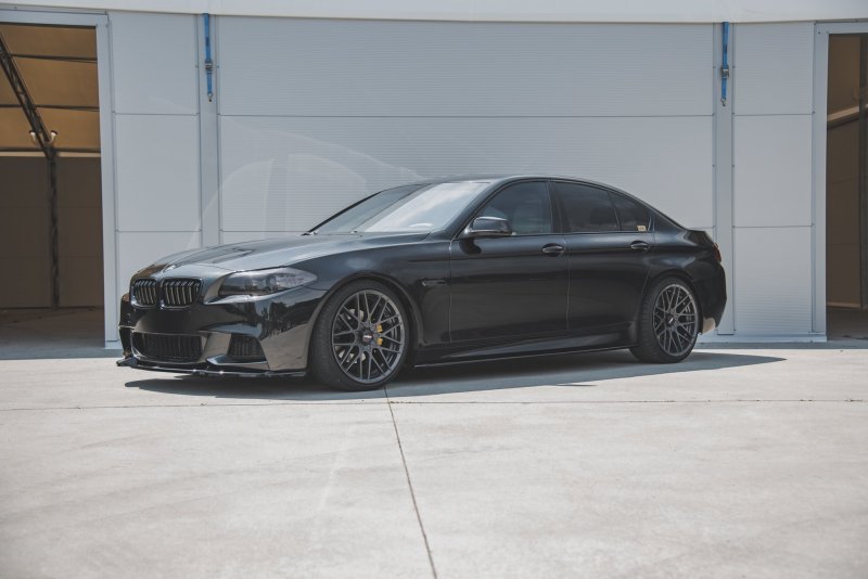 Maxton Seitenschweller Ansatz für V.2 für BMW 5er F10/F11 M-Paket schwarz Hochglanz BM-5-11-MPACK-SD2-G