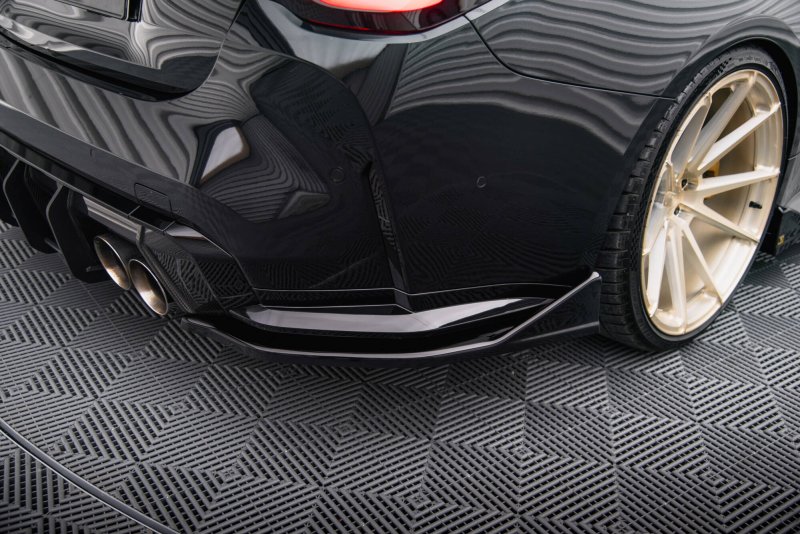 Maxton Heck Ansatz Flaps Diffusor V.4 BMW M4 G82 schwarz Hochglanz BM-4-G82-M-RSD4-G