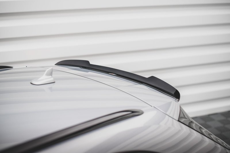Maxton Spoiler CAP V.2 für Audi S4 / A4 S-Line Avant B9  schwarz Hochglanz AU-A4-B9-SLINE-AV-CAP2-G
