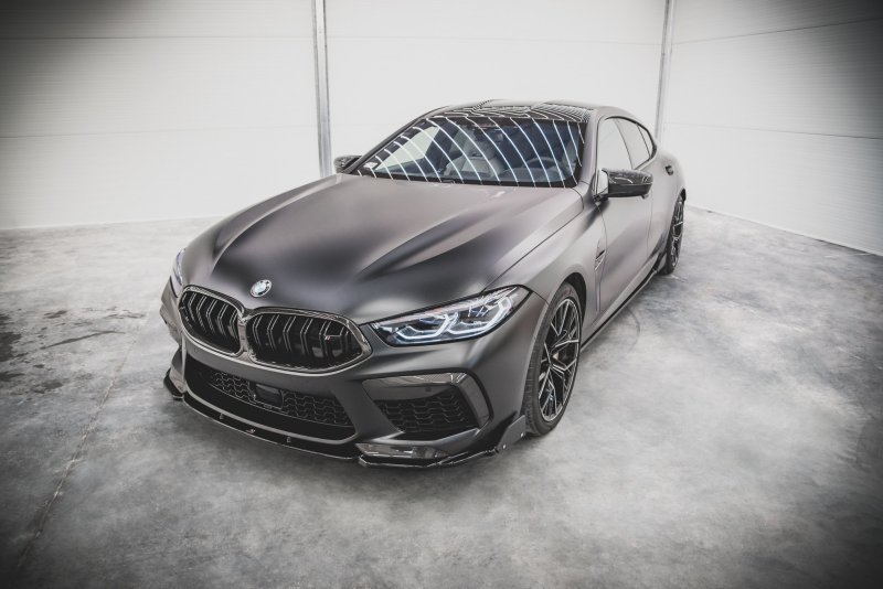 Maxton Front Ansatz +Flaps für V.1 BMW M8 Gran Coupe F93 BM-M8-G16-FD1G+FS