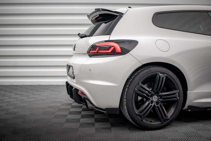 Maxton Hintere Seiten Flaps VW Scirocco R Mk3 schwarz Hochglanz VWSC3RCNC-RSF1-G