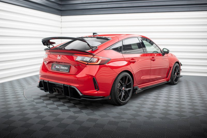 Maxton Hintere Seiten Flaps für Honda Civic Type-R Mk 11 schwarz Hochglanz HOCI11TYPERCNC-RSF1-G