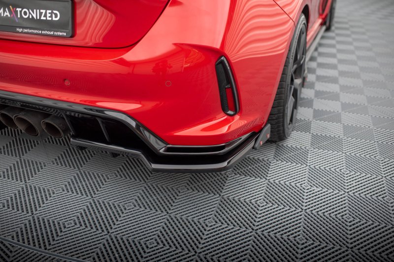 Maxton Mittlerer Diffusor Heck Ansatz DTM Look für V.1 + Flaps Honda Civic Type-R Mk 11 HO-CI-11-TYPE-R-RSD1G+RD1G+RSF1B
