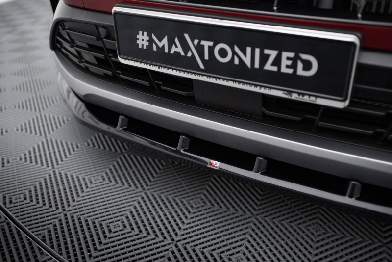 Maxton Front Ansatz V.1 Hyundai Tucson N-Line Mk4 schwarz Hochglanz HY-TU-4-NLINE-FD1-G