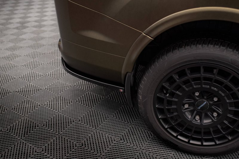 Maxton Heck Ansatz Flaps Diffusor für Ford Tourneo Custom Mk1 Facelift schwarz Hochglanz FO-TOC-1F-RSD1-G
