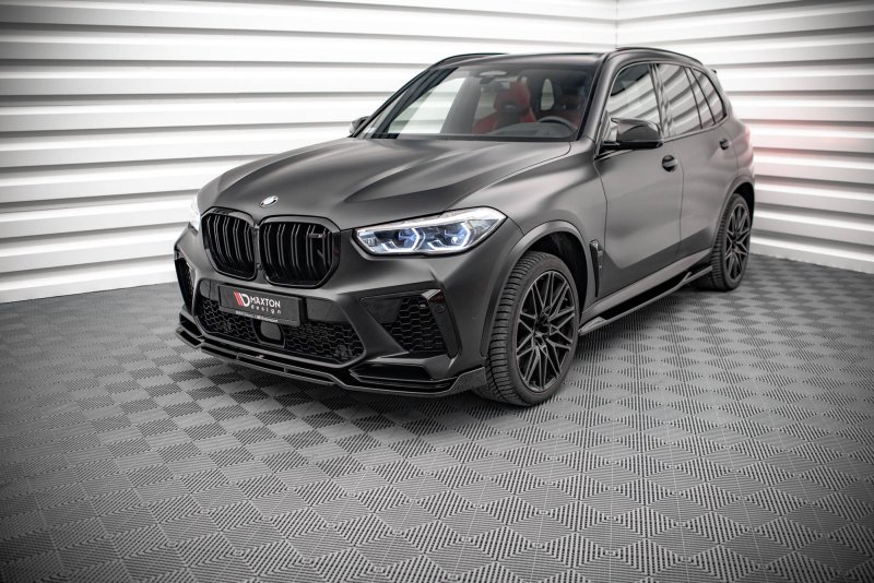 Maxton Seitenschweller Ansatz für BMW X5M F95 schwarz Hochglanz BM-X5M-05-SD1-G