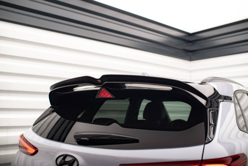 Maxton Spoiler CAP für Hyundai Kona N Mk1 schwarz Hochglanz HY-KO-1-N-CAP1-G