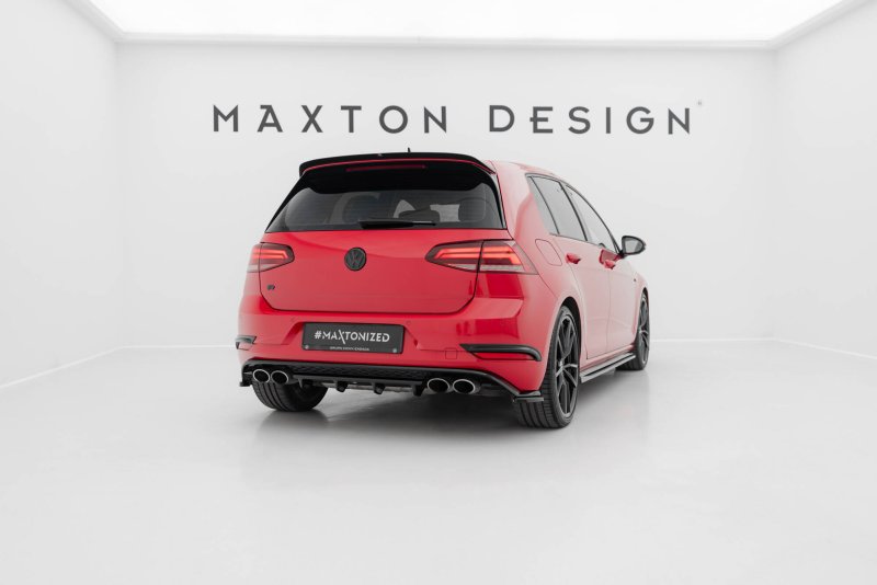 Maxton Heck Ansatz Flaps Diffusor VW Golf Hatchback R / R-Line Mk7 Facelift VW-GO-7F-R-RSD1-RED