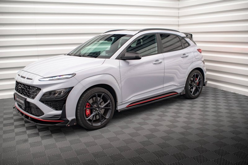 Maxton Seitenschweller Ansatz für V.1 für + Flaps Hyundai Kona N Mk1 HY-KO-1-N-SD1G+SF1B
