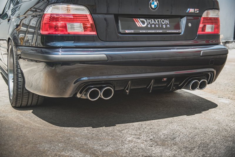 Maxton Diffusor Heck Ansatz für BMW M5 E39 schwarz Hochglanz BM-5-39-M-RS1-G