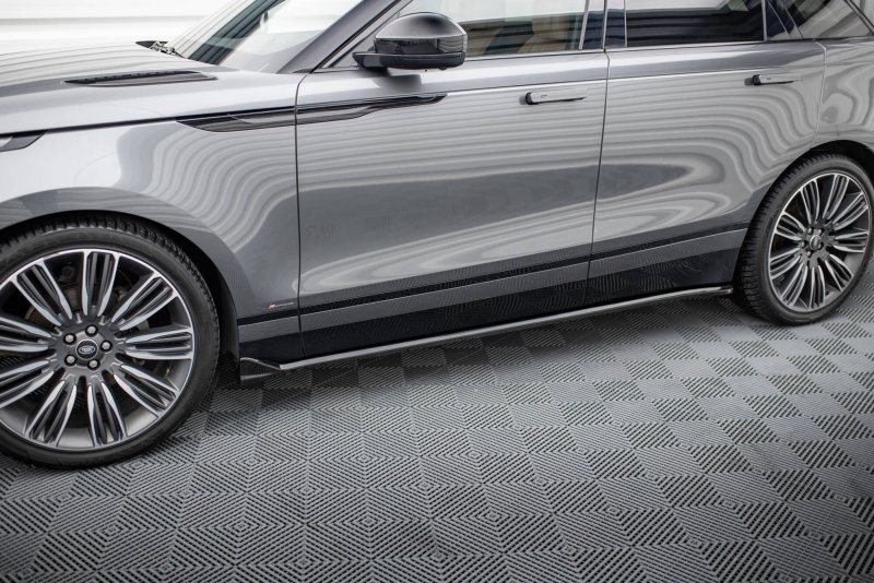 Maxton Seitenschweller Ansatz Land Rover Range Rover Velar R-Dynamic Mk1 schwarz Hochglanz LR-RR-VE-1-RDYNAMIC-SD1-G