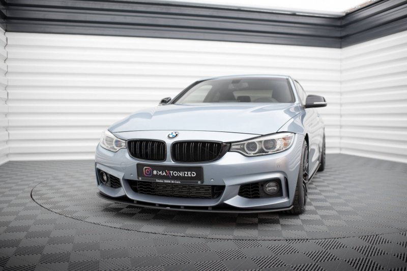 Maxton Street Pro Front Ansatz BMW 4er Coupe / Gran Coupe / Cabrio M-Paket F32 / F36 / F33 BM4F32MPACKCNC-FD4BRB
