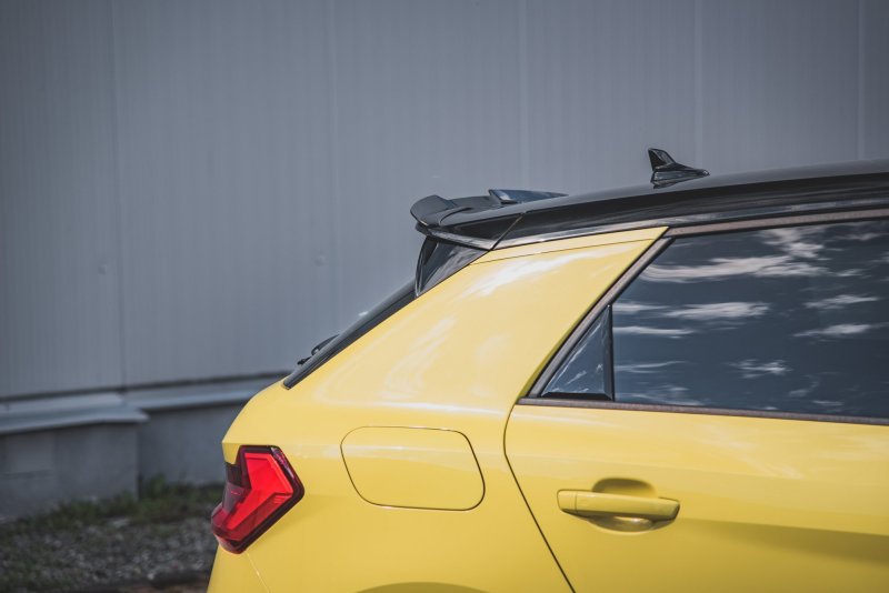 Maxton Spoiler CAP für Audi A1 S-Line GB schwarz Hochglanz AU-A1-GB-SLINE-CAP1-G