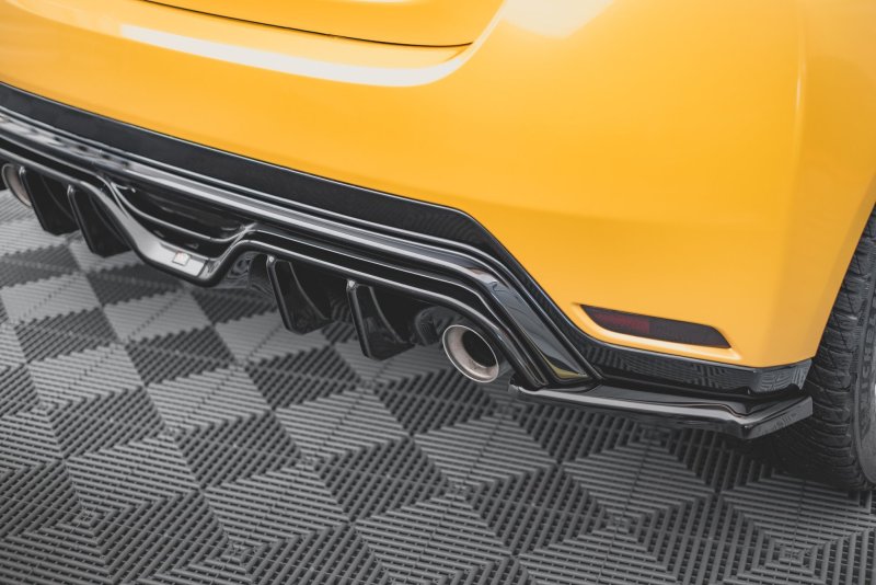 Maxton Heck Ansatz Flaps Diffusor V.3 für Toyota GR Yaris Mk4 schwarz Hochglanz TO-YA-4-GR4-RSD3-G