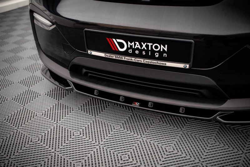 Maxton Front Ansatz V.2 für BMW i3 Mk1 Facelift schwarz Hochglanz BM-I3-1-FD2-G