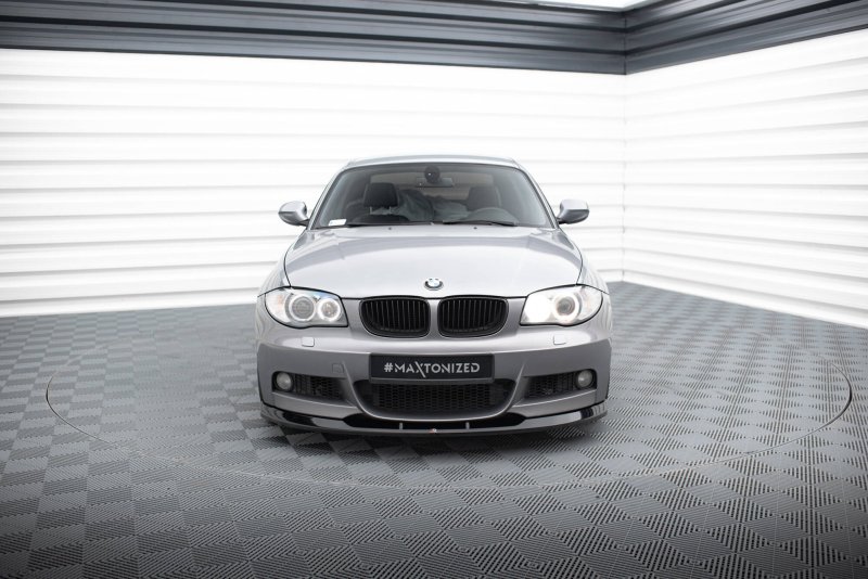Maxton Front Ansatz V.2 BMW 1er M-Paket E82 schwarz Hochglanz BM-1-82-MPACK-C-FD2-G