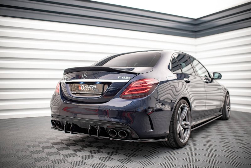 Maxton Street Pro Heckschürze für Mercedes-Benz C 43 Limousine W205 Facelift MEC205AMGCNC-RS1BRB