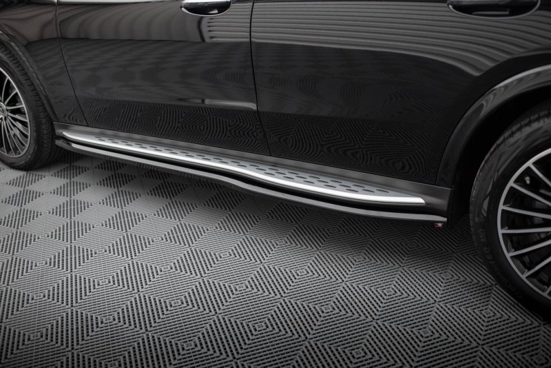 Maxton Seitenschweller Ansatz Mercedes-Benz GLC AMG-Line X254 schwarz Hochglanz ME-GLC-X254-AMGLINE-SD1-G