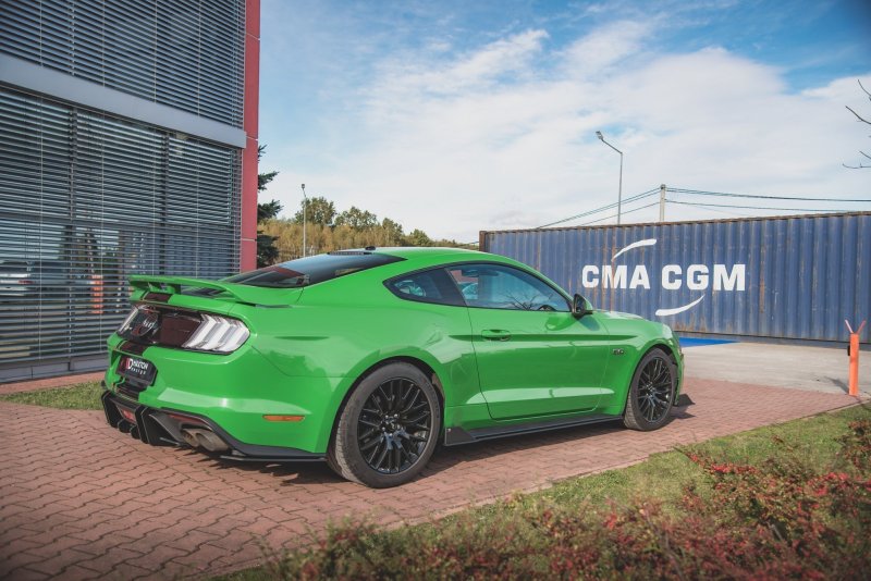 Maxton Street Pro Seitenschweller Ansatz für V.2 für Ford Mustang GT Mk6 Facelift FOMU6FGTCNC-SD2BRB