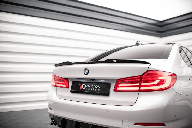 Maxton Spoiler CAP für BMW 5er G30 schwarz Hochglanz BM-5-G30-CAP1-G